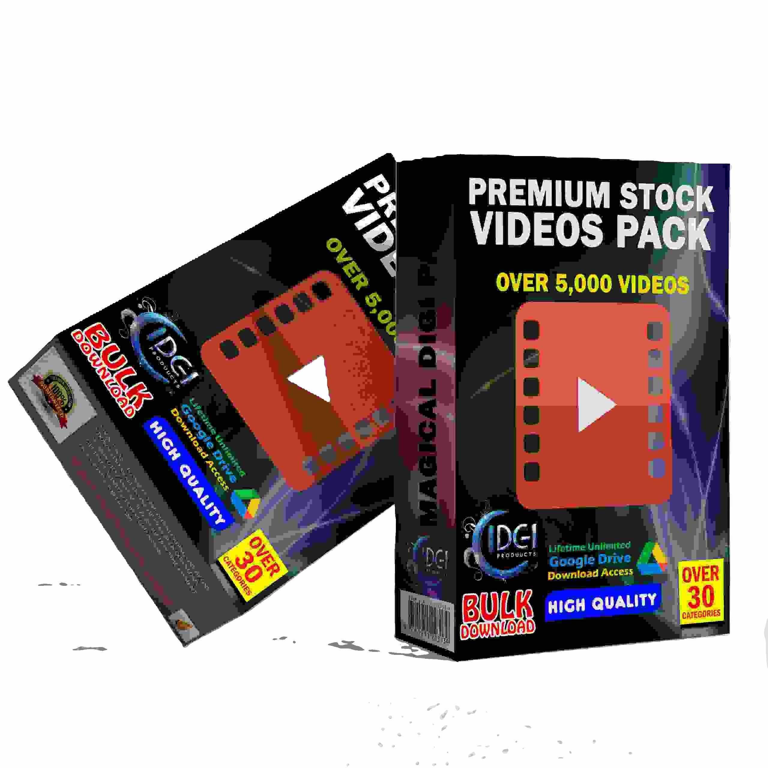 5000 High-Quality Stock Video Pack for Professional Use
