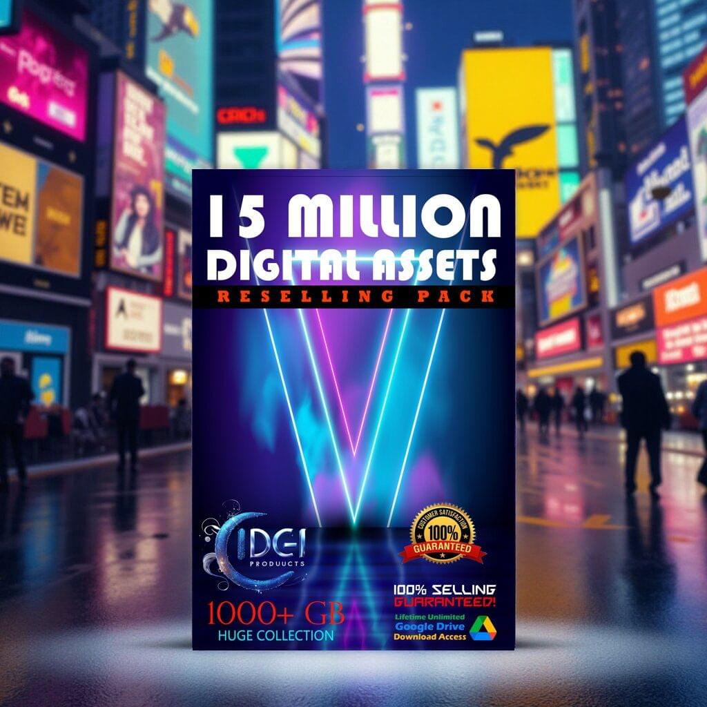 15 Million Premium Digital Assets Bundle for Creators